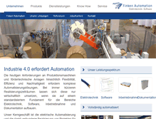 Tablet Screenshot of finken-automation.de